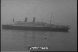 Description: evy family on SS Rotterdam returning to US